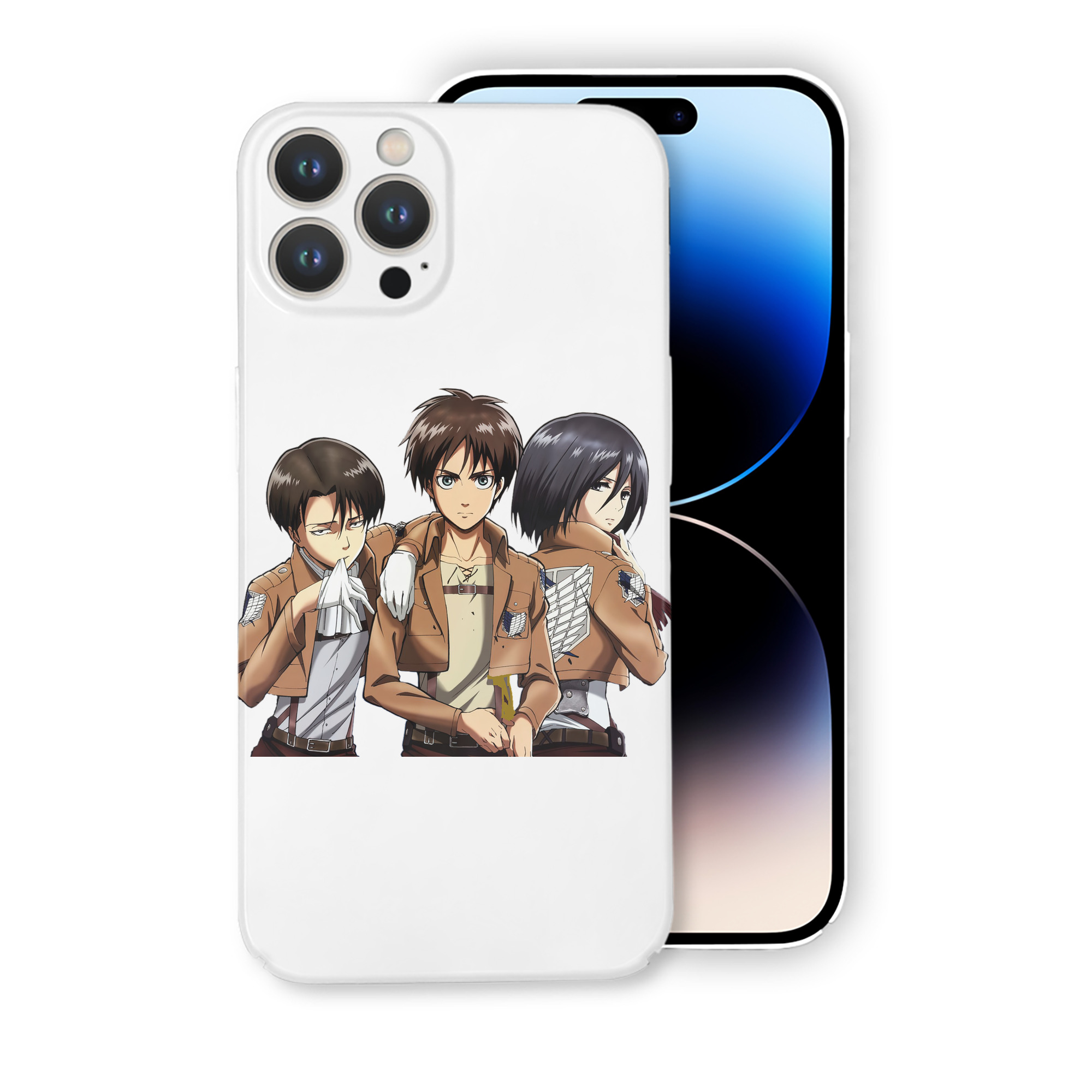 （画像用） 進撃の巨人 エレン･イェーガー Attack on Titan Eren Jäger 【iPhone 14シリーズ対応】ハードケース